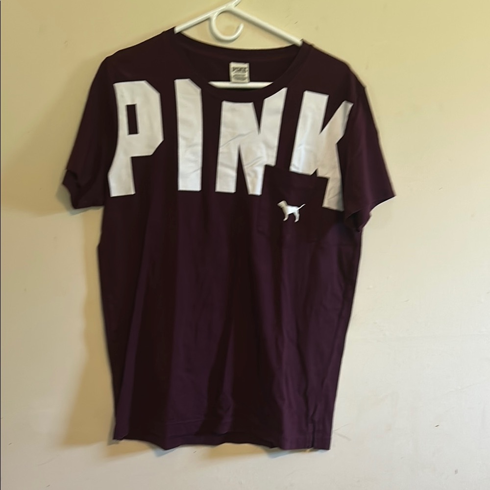PINK Victoria's Secret Purple Short Sleeve Tee